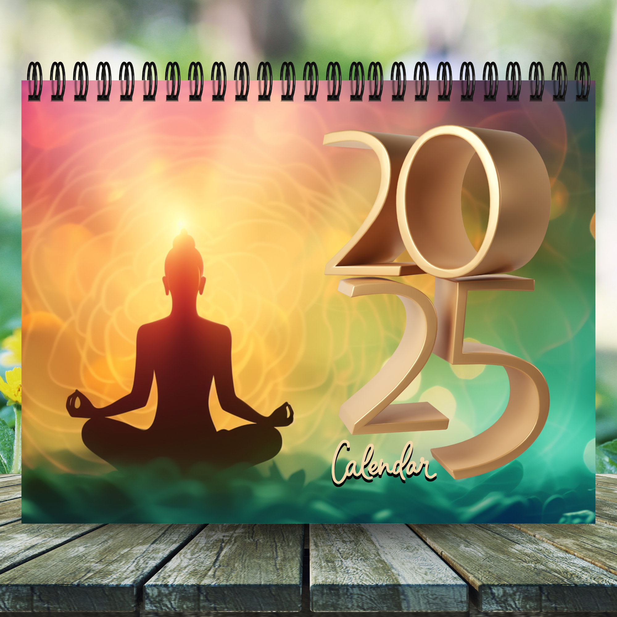 2025 Mindful Calm Calendar | Self Care Planner