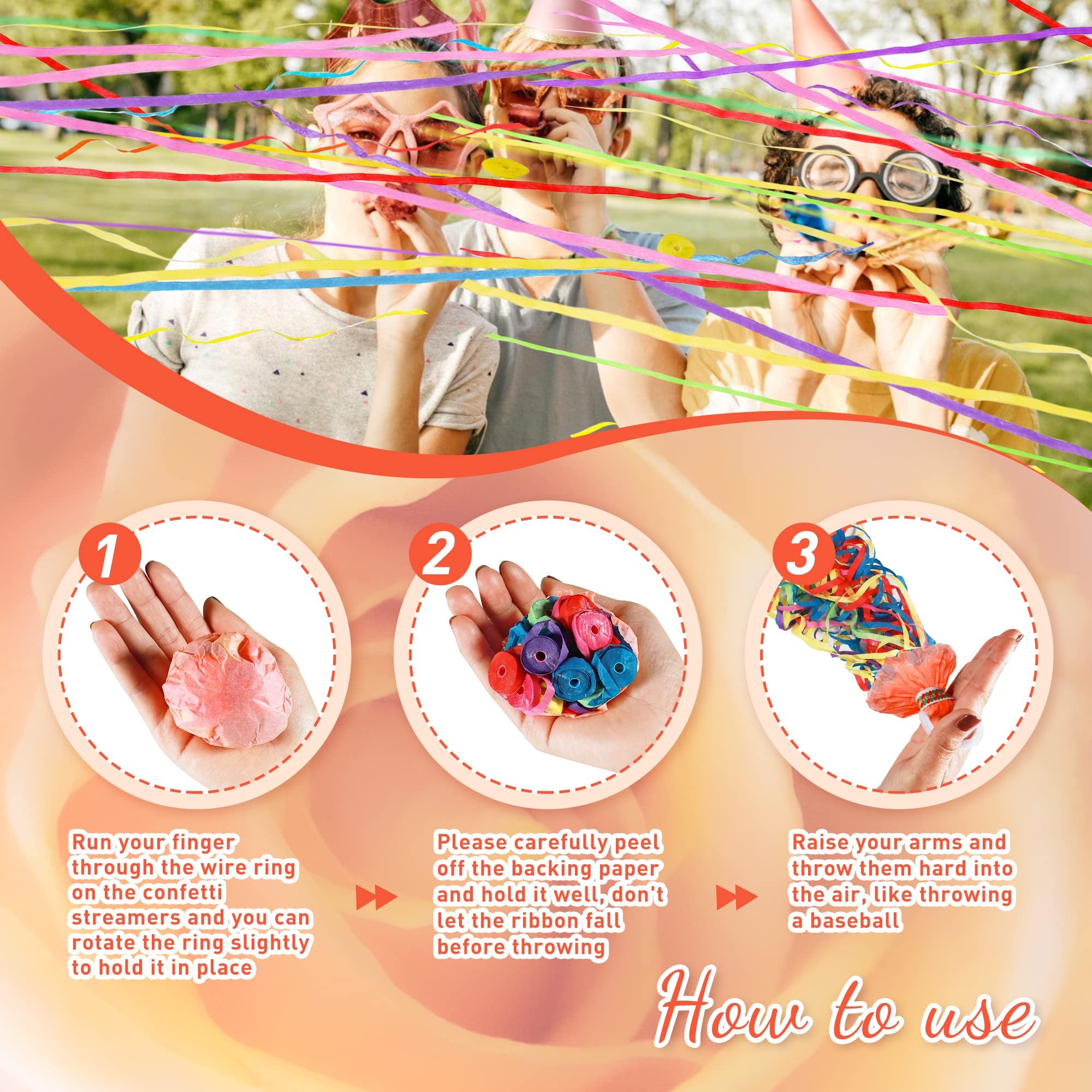 🔥Last Day Promotion 50% OFF💥Hand Thrown Streamer Poppers