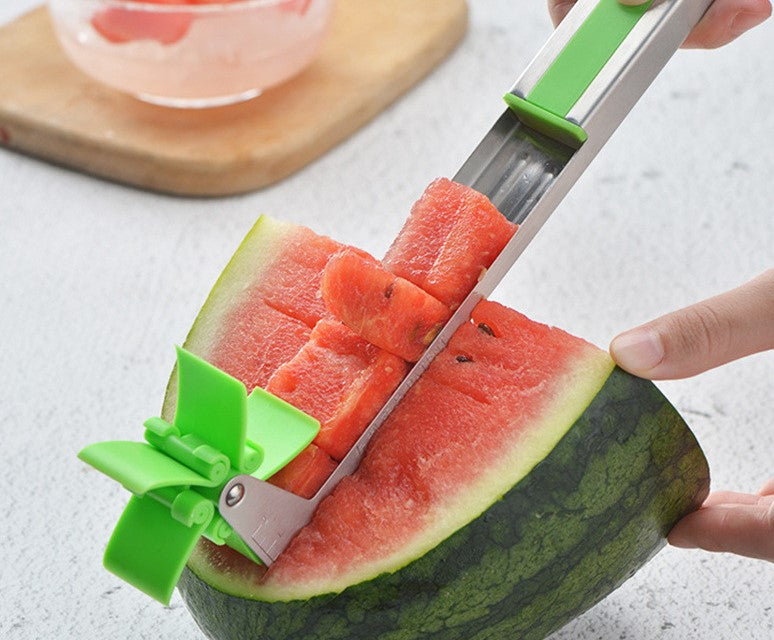 🔥Last Day Promotion 49% OFF-🔥Stainless steel windmill watermelon slicer