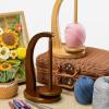 (🌲EARLY CHRISTMAS SALE - 49% OFF) Magnetic Wooden Yarn Holder for Crocheting, BUY 2 FREE SHIPPING