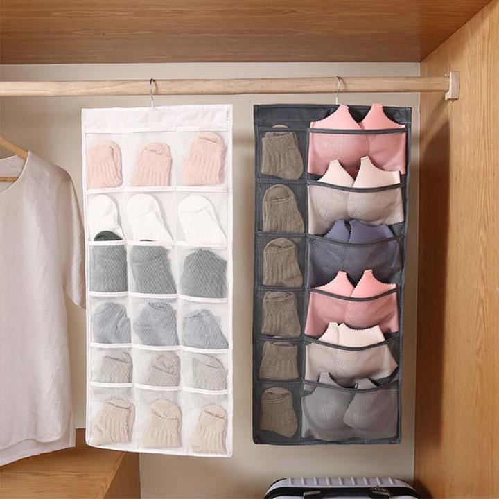 Dual-Sided Hanging Closet Organizer