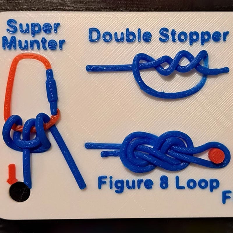 Backpack Rescue Knots Reference Card
