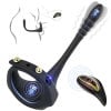 SHEMESIX Men's Vibrating Lock Ring Wireless Remote Control Massage Backyard Anal Plug Adult Sex Toys