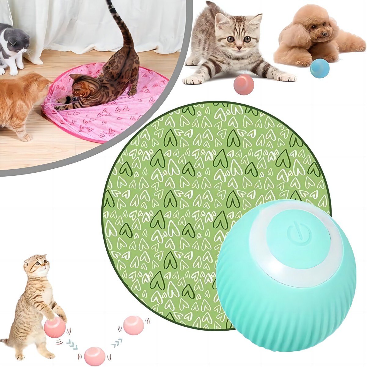 ⏰Last Sale✨2 in 1 Simulated Interactive hunting cat toy