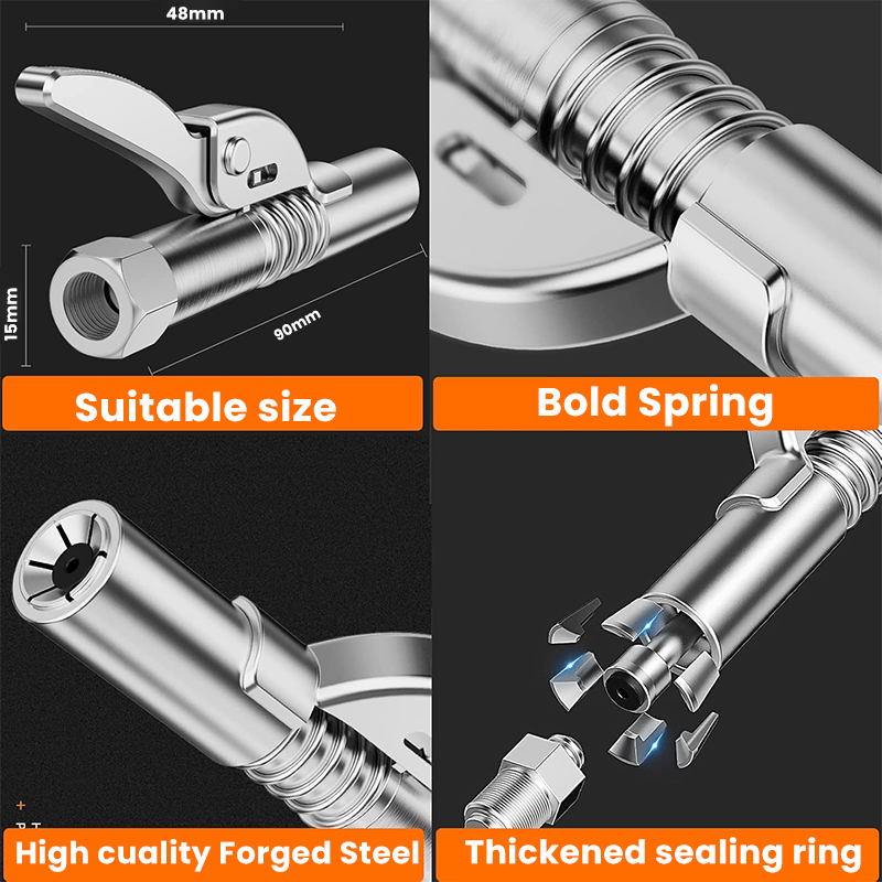 💥New Year Sale 49% OFF - High Pressure Quick Release Grease Coupler