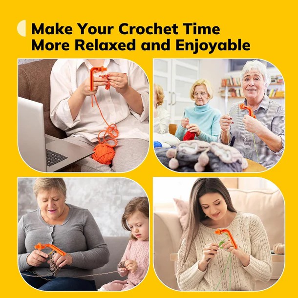 Crochet Comfort Tool - Yarn Guide & Tension Regulator