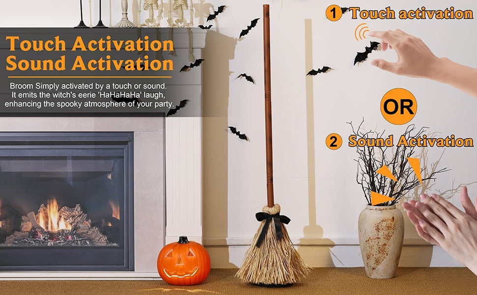 🧙‍♀️Last Day Sale - 70% OFF🪄Floating Witch's Broom –Haunted Dancing Broom🎉