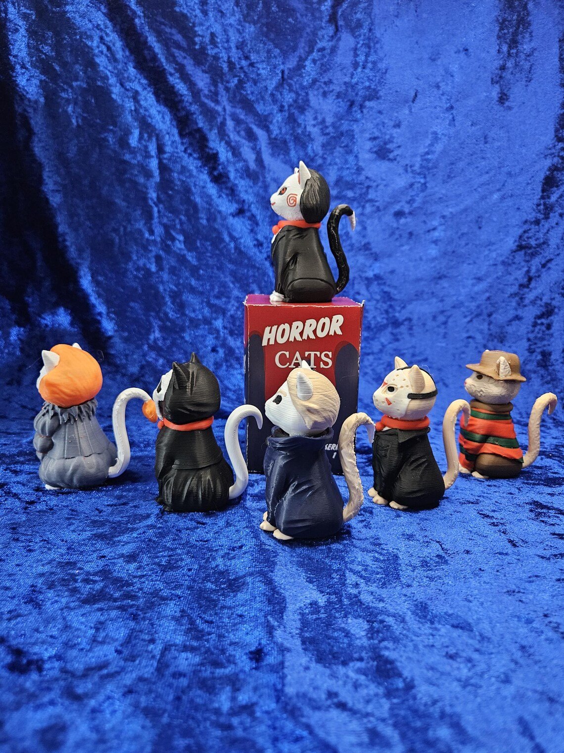 🔥Last Day 50% OFF -Horror Character Cat Figurine
