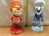 Vintage Miser Brother Bobbleheads - Heat Miser and Snow Miser