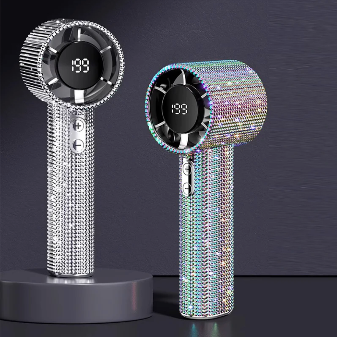 ⏰LAST DAY SALE 50% OFF💥Luxury Rechargeable Handheld Turbo Fan