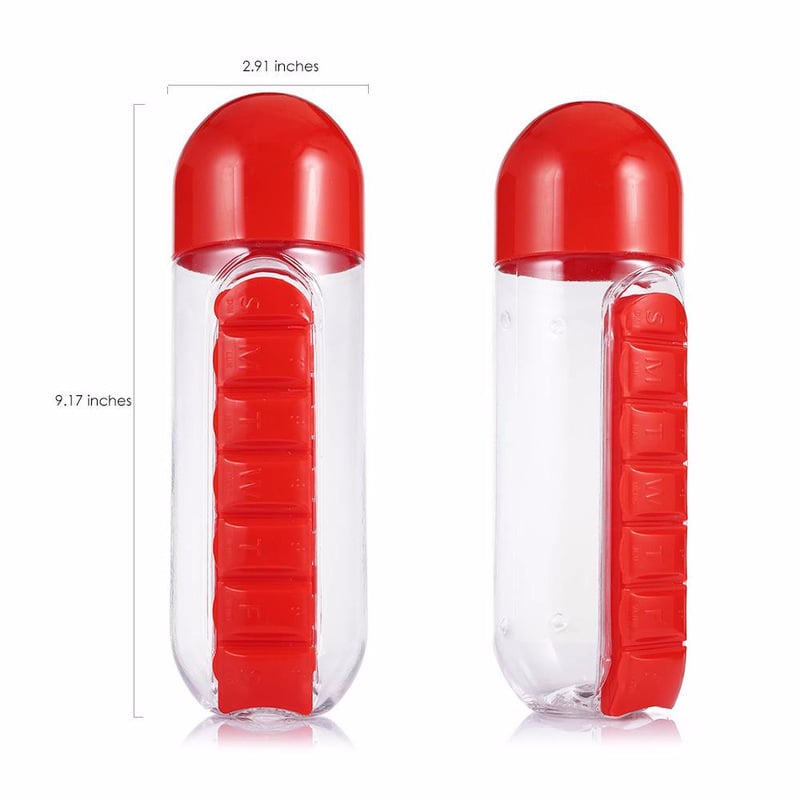 💥LAST DAY SALE 50% OFF💥3-in-1 Pillbox Bottle⚡BUY 2 FREE SHIPPING