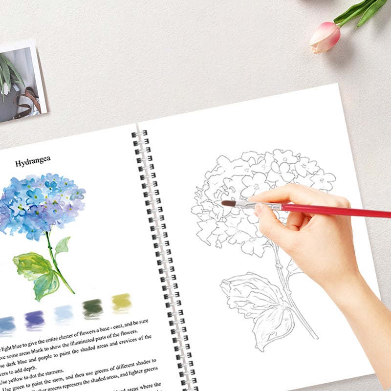 ⏰Children's Day Sale 60% OFF🖼️Beginner-Friendly💝Watercolor Workbook