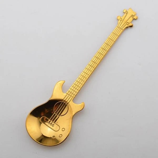 (New Year Sale- 50% OFF) Stainless Steel Coffee Guitar Spoons