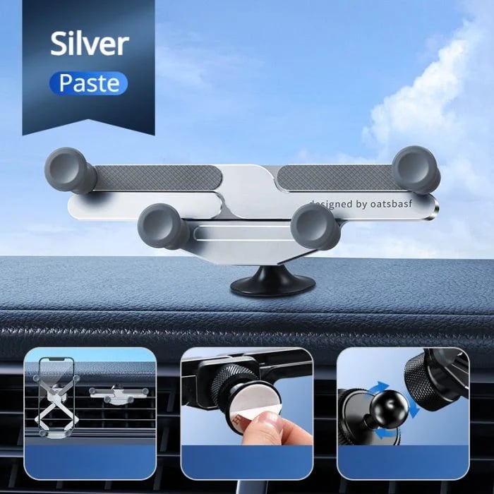 🔥Last Day Promotion 60% OFF🎁 Invisible Rotatable Air Vent Mount Car Phone Holder