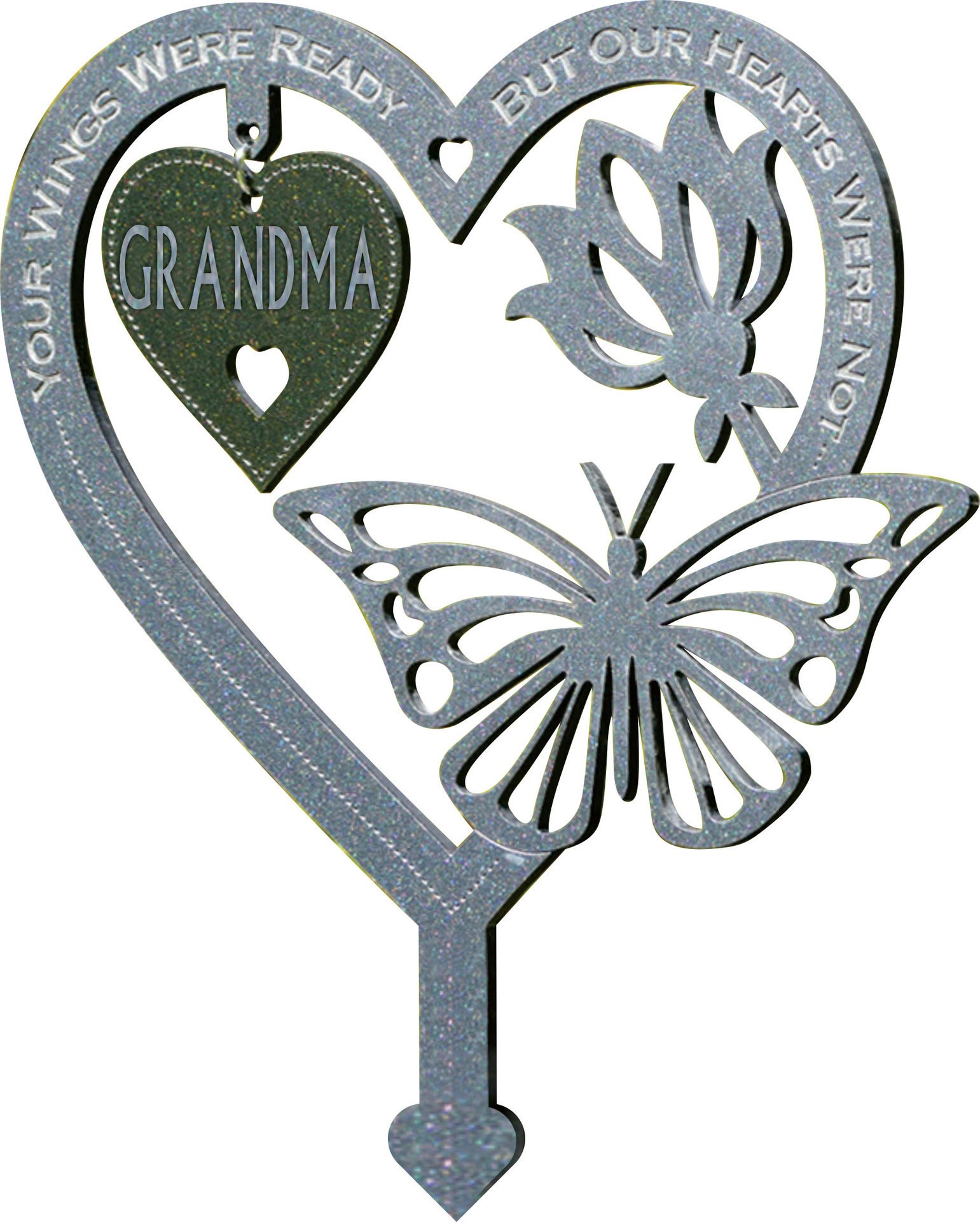 (🔥LAST DAY PROMOTION - SAVE 50% OFF)Memorial Gift Butterfly Ornament Garden Plaque(Buy 3 Get Extra 15% OFF)