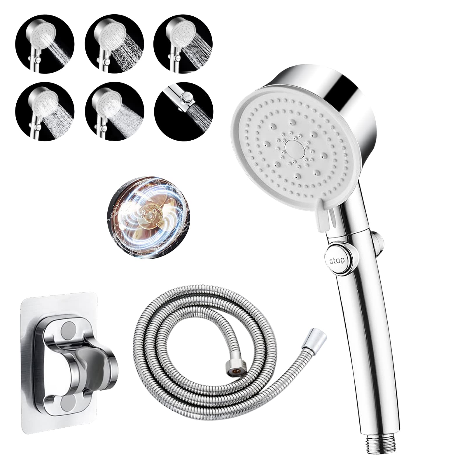 (🌲Early Christmas Sale- 50% OFF) Multi-functional High Pressure Shower Head