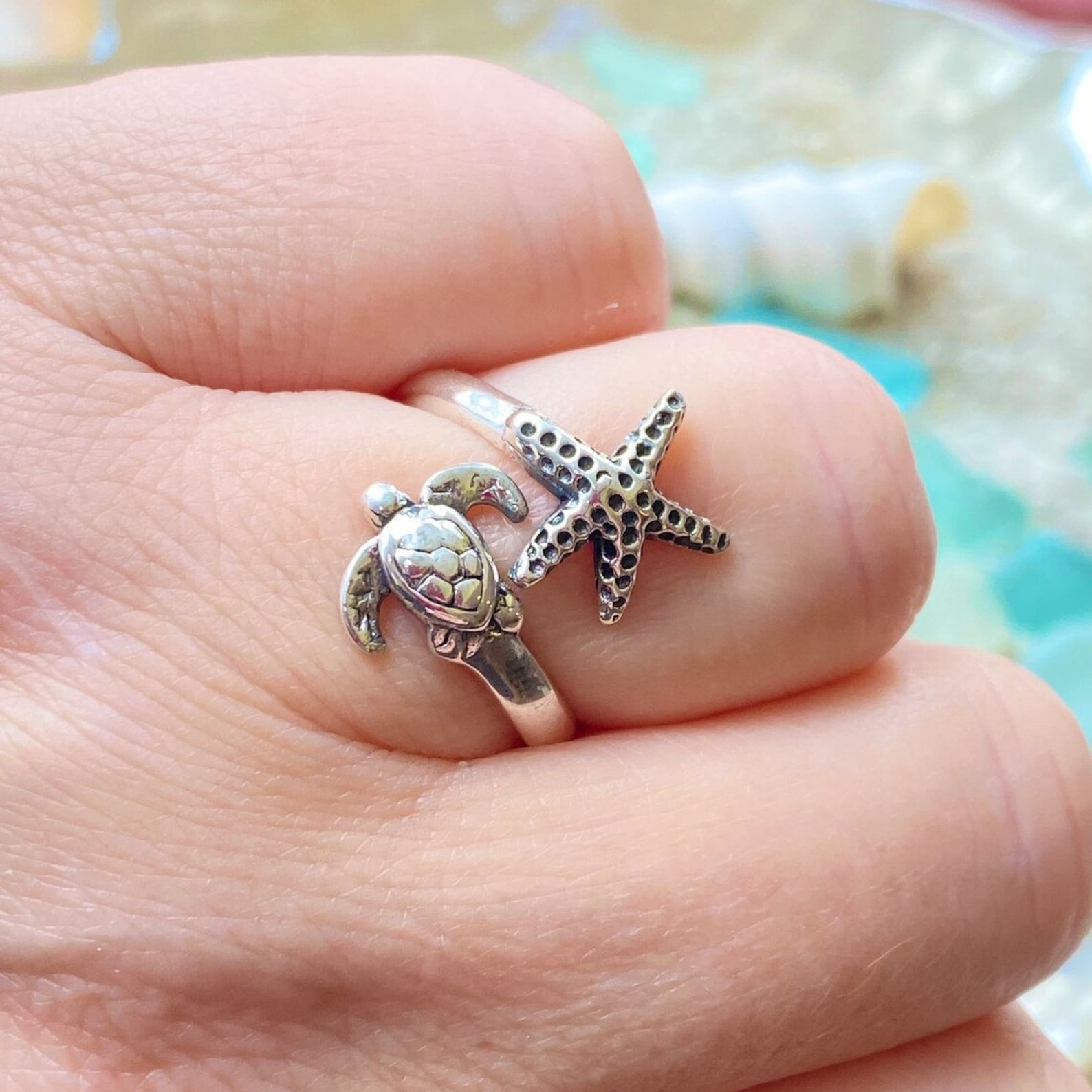 🌊Baby Sea Turtle Ring