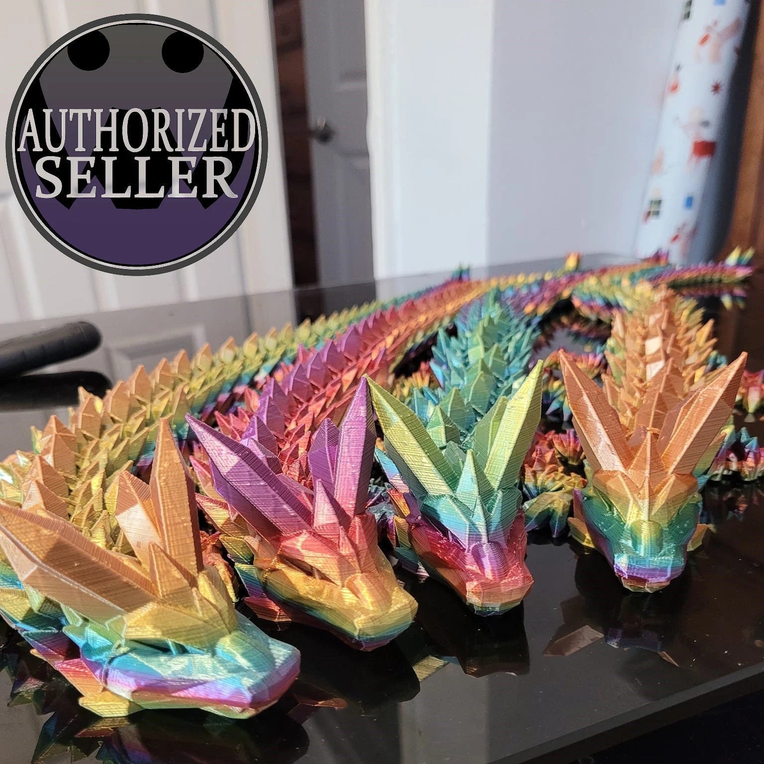 🎉LAST DAY -70%OFF - 🔥Mythical 3D Printed Crystal Dragon⚡Buy 2 Get Free Shipping