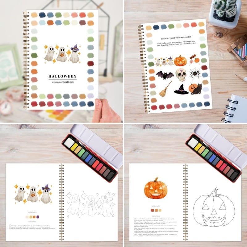 ⏰Last Day 70% OFF Sale🖼️Beginner-Friendly💝Watercolor Workbook