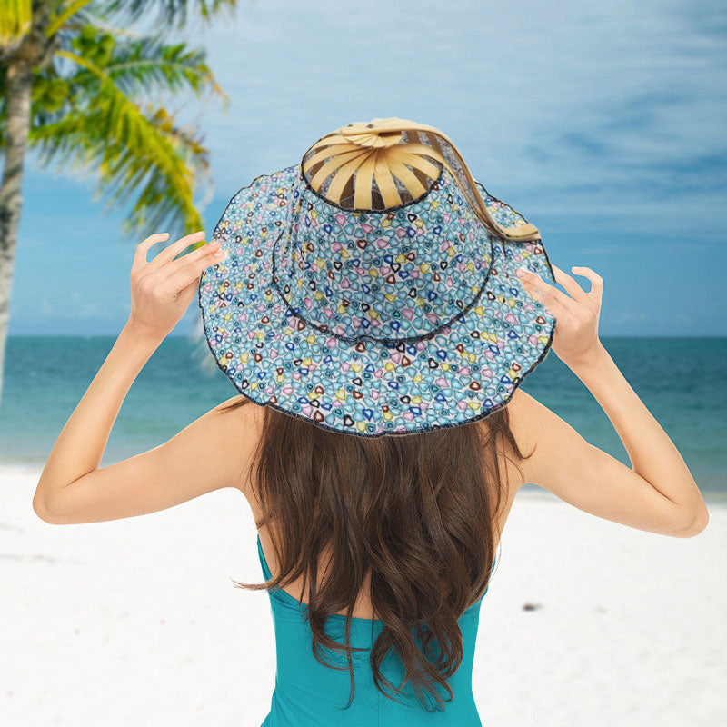 ⏰LAST DAY SALE 50% OFF💥Folding Bamboo Fan Hat