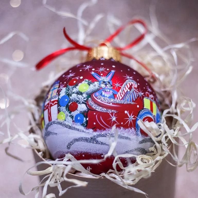 🎅2024 Christmas Gift--Hand Painted Christmas Ornament