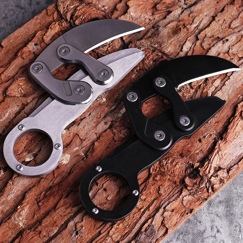 TOSAHWI Handmade Portable folding Multifunctional mechanical claw knife-2234