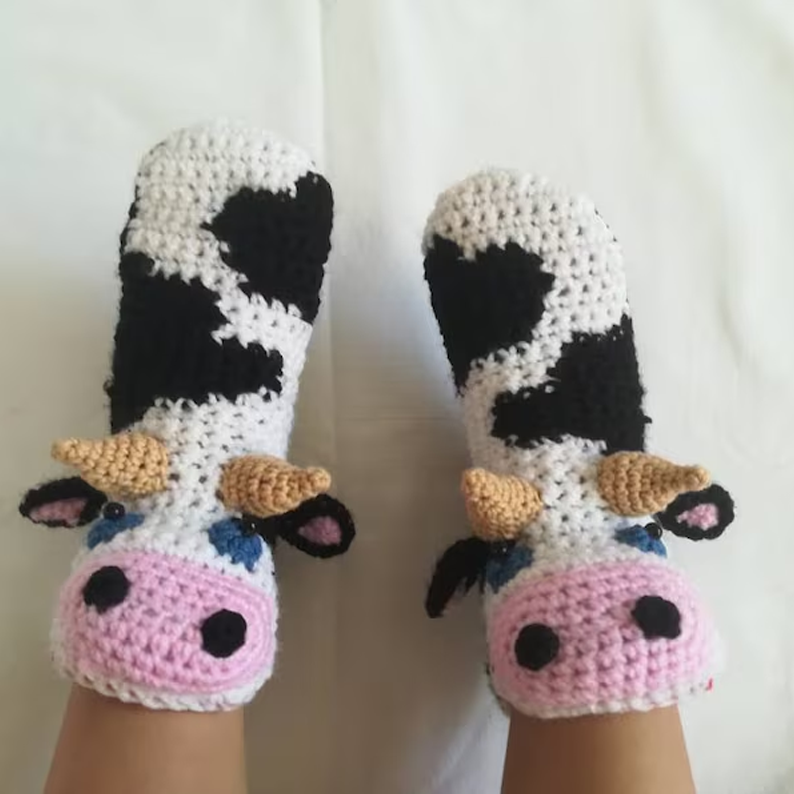 Crochet Chicken Socks