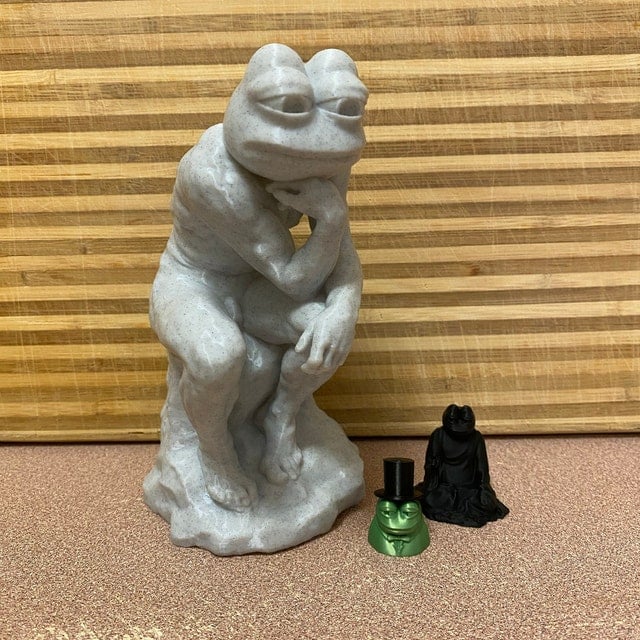 The Feeler Pepe Statue