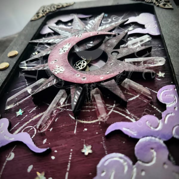 🧙🔮Handmade Witch Hidden Key Journal