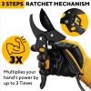 🔥Last day Clearance Sale 60% OFF🔥Ratchet Pruning Shears for Gardening Heavy Duty