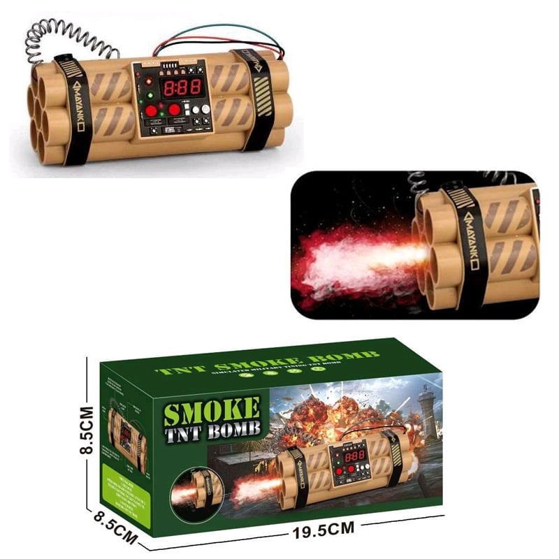 Tnt Dummy Bomb With Countdown And Smoke Effect