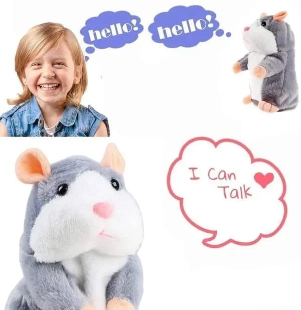 🔥Last Day Promotion - 60% OFF🎁Funny Talking Hamster Plush Toy🐹