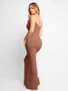 [Last Day Promotion 49% OFF] Built-In Shapewear Long Sleeve Maxi Contour Dress