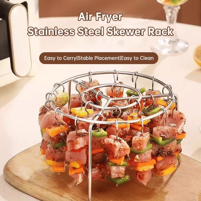 🎁TikTok Last Day Sale - 70% OFF🎉🥩Air Fryer Barbecue Grill Vertical Kebab Grill + Free Heat-Resistant Gloves🍤