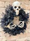 Skeleton Halloween Wreath for Front Door(Sold Out Soon)