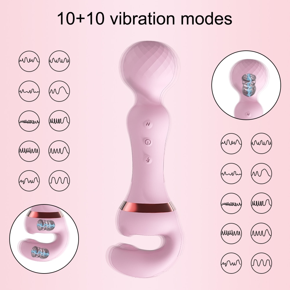 SHEMESIX - Female Masturbation Wand Clitoral Stimulator Couple Flirt Orgasm Vibrator