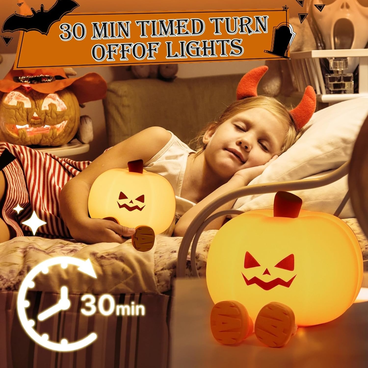 🎃Halloween Sale 60% OFF - Halloween Pumpkin Night Light