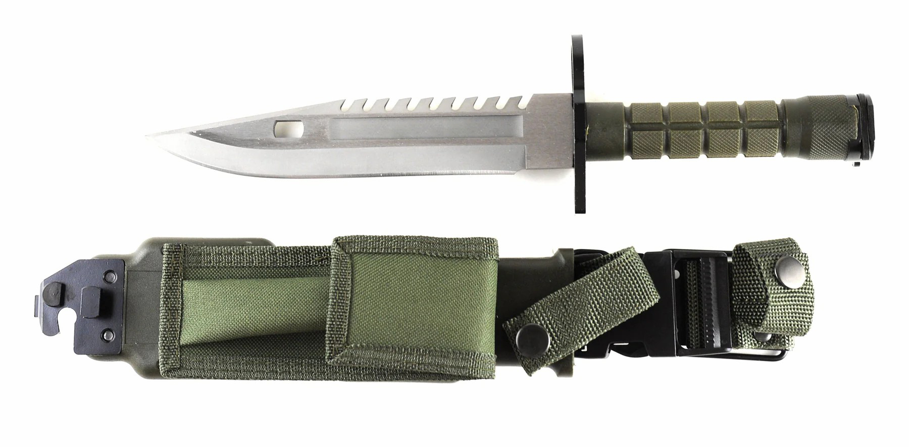 TOSAHWI Handmade U.S. Army Military Style M9 Bayonet Knife, 7.8