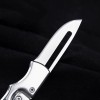Stainless steel folding mechanical magic knife