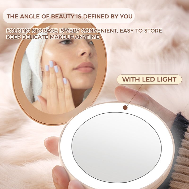 (🎄2022 Christmas Hot Sale- 49% OFF)Cartoon Cute Hand-warming Makeup Mirror-Buy 2 Free Shipping