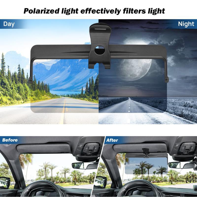 🎄TikTok Christmas Sale - 70% OFF🎄Universal Car Sun Visor With Polarized Glare Protection🚗