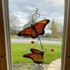 💥LAST DAY SALE 50% OFF💥Stained Monarch Butterfly Glass Window Decor