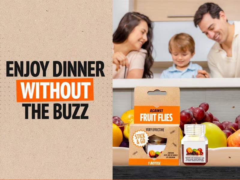 💥LAST DAY SALE 50% OFF💥Fruit Fly Trap⚡BUY 3 GET 1 FREE