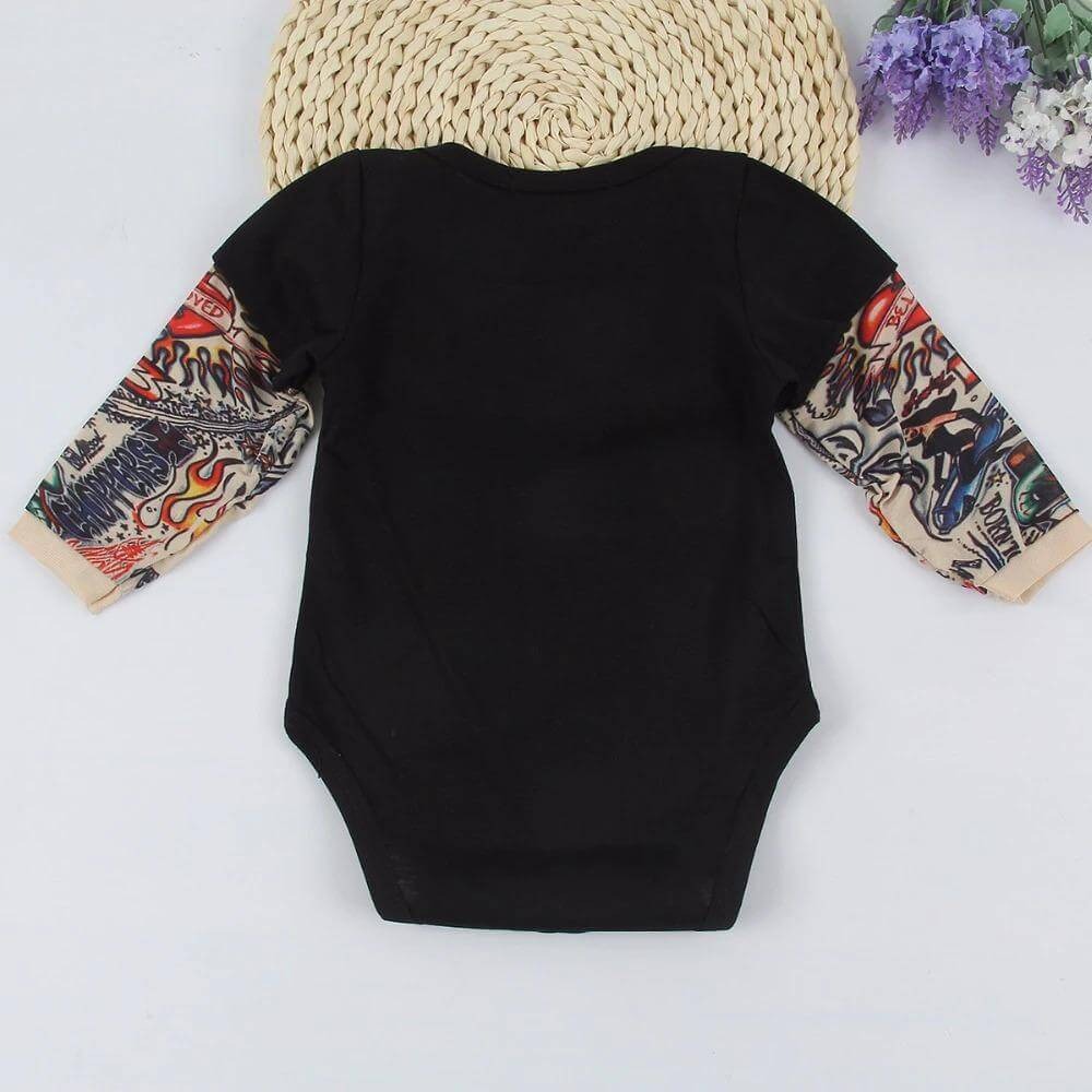 Early Christmas Hot Sale 50% OFF- Baby Tattoo Sleeve Romper