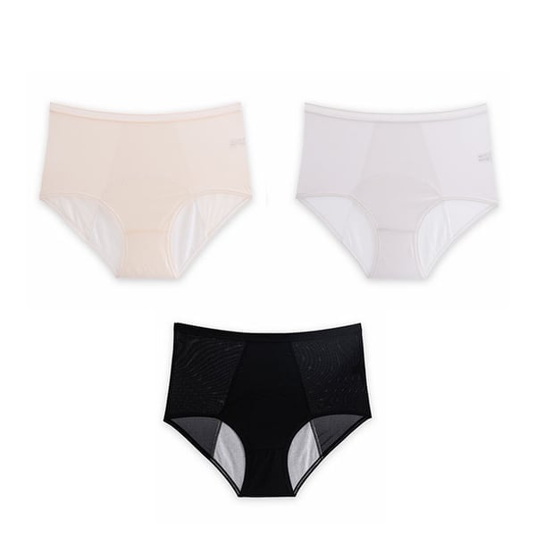🔥Last Day Promotion -50% OFF🔥 - High Waist Leak Proof Ice Silk Panties Plus Size L-6XL - BUY 2 SETS GET 10% OFF & FREE SHIPPING
