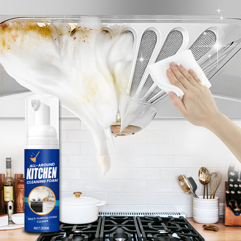 💥LAST DAY SALE 50% OFF💥Heavy-Duty Kitchen Foaming Degreaser & Cleaner