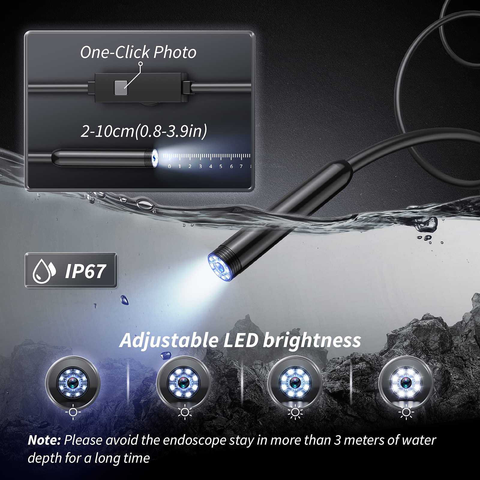 🎁TikTok Last Day Sale - 70% OFF🎉 Plug-and-Play Endoscope Camera –🔎 Compatible with Android & iPhone & ipad for Direct Connection