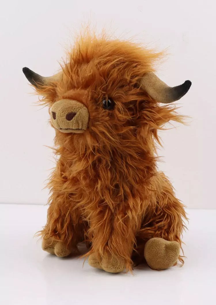 (🌲Early Christmas Sale- 50% OFF) 🐂Eco-Friendly Scottish Highland Cow Soft Plush Toy