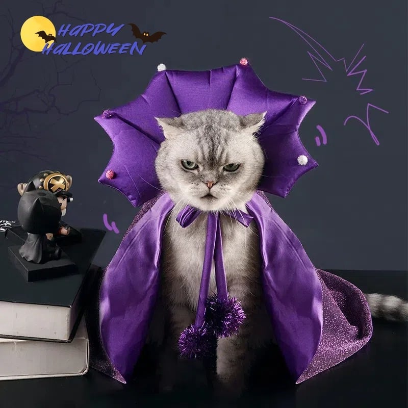 🎁TikTok Last Day Sale - 70% OFF🧛🧛Halloween Vampire Count Pet Cloak