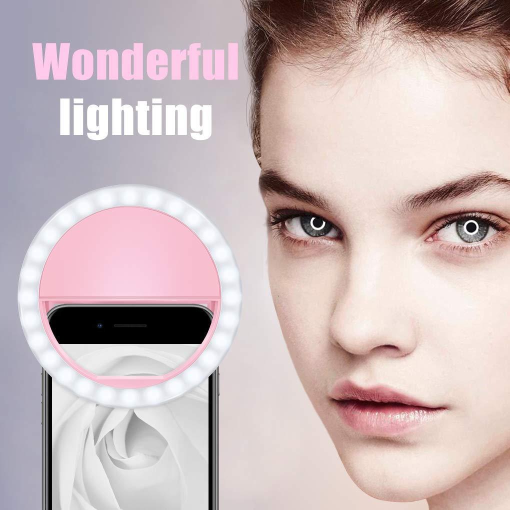 LED selfie camera light ring
